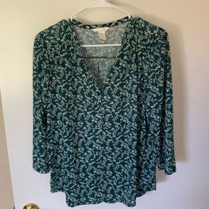 Long sleeve blouse